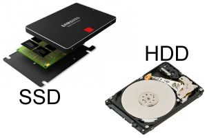 ssd and hdd storage media