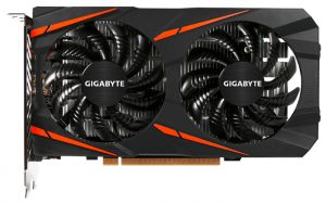 GIGABYTE Radeon RX 550 1206Mhz PCI-E 3.0 2048Mb 7000Mhz 128 бита DVI HDMI HDCP Gaming OC карта