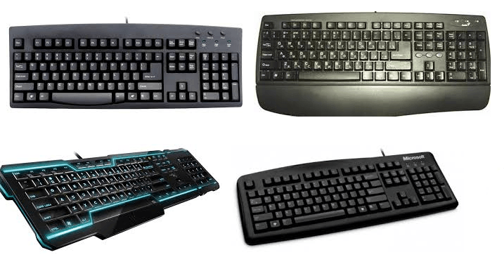 types of keyboards for pc