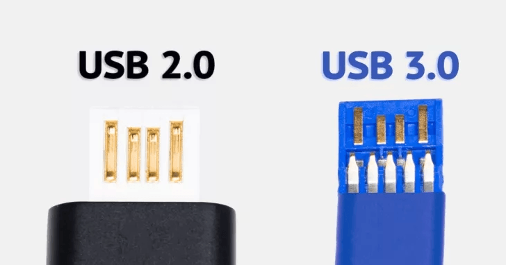 USB flash drive connectors 2.0 and 3.0