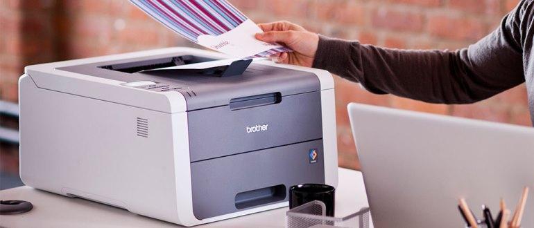 Printer with human hand