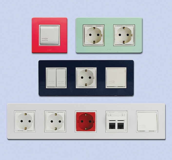 DKC photo of sockets and switches