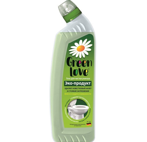 Eco-friendly toilet bowl cleaner Green Love Toilet bowl cleaner