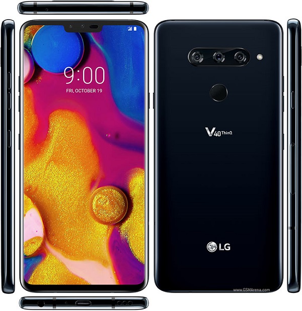 Smartphones with good sound in wired headphones LG V40 ThinQ